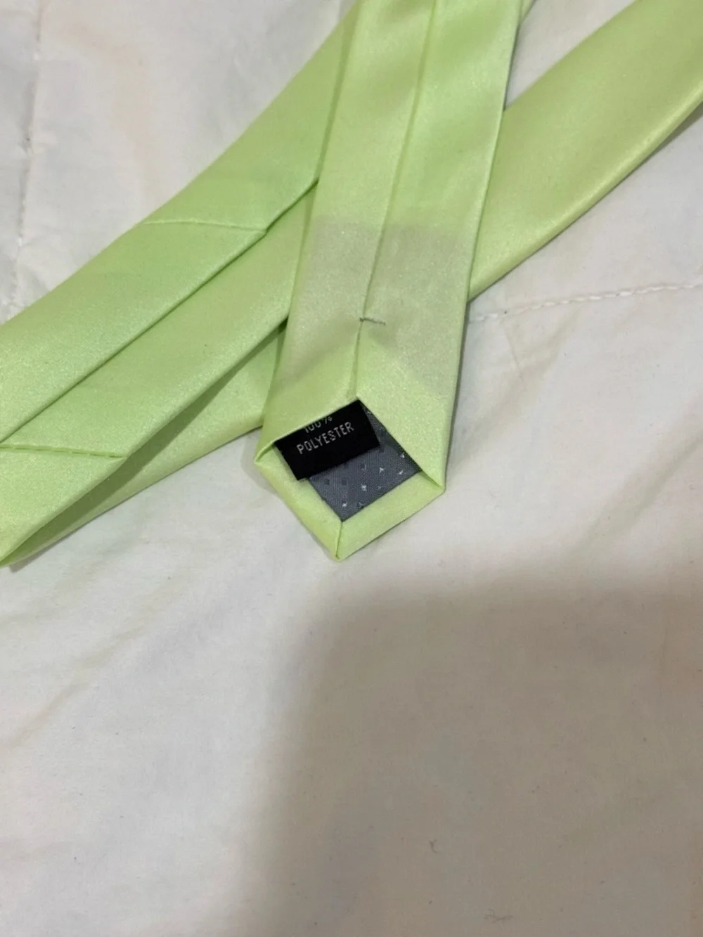 Lime Green Skinny Tie - Unbranded New